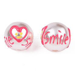 ABS Plastic Imitation Pearl Beads&nbsp;KY-N015-107