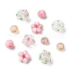 21Pcs 7 Styles Handmade Lampwork Beads&nbsp;LAMP-CJ0003-06