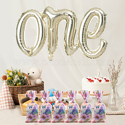 100Pcs Butterfly Printed OPP Cellophane Candy Packaging Bags&nbsp;ABAG-WH20005-40