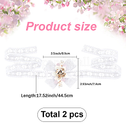 2Pcs Cloth Wrist Corsage&nbsp;AJEW-CY0002-03