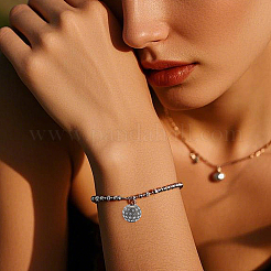 20Pcs 4 Colors Alloy Rhinestone Beads&nbsp;FIND-PA0001-20