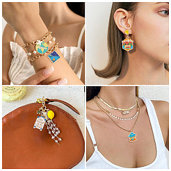 Alloy Enamel Pendants&nbsp;FIND-TA0009-93