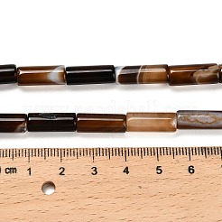 Dyed Natural Agate Beads Strands&nbsp;G-G203-01E