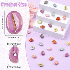 100Pcs 10 Colors Opaque Acrylic Beads&nbsp;MACR-YW0004-61