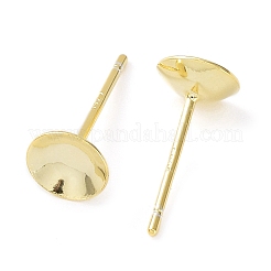 925 Sterling Silver Stud Earring Findings&nbsp;STER-E068-02D-G