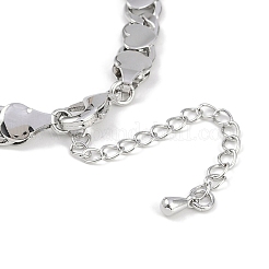Rack Plating Brass Bracelets for Women&nbsp;BJEW-K244-06B-P