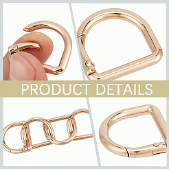 12Pcs Alloy Spring Gate Rings&nbsp;FIND-CN0002-49KCG