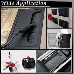 4Pcs 2 Styles ABS Plastic Sheets&nbsp;AJEW-GA0008-55