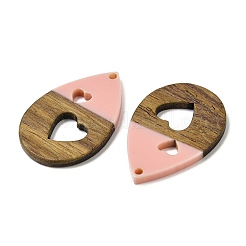 Resin and Walnut Pendants&nbsp;WOOD-I013-07B
