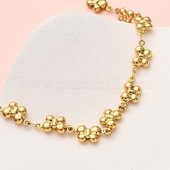 304 Stainless Steel Butterfly Link Chain Necklaces for Women&nbsp;NJEW-G178-07G