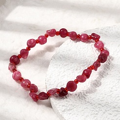 Dyed Natural Moonstone Beads Bracelets&nbsp;GG-CBA05D5-02A-04
