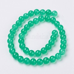 Natural White Jade Beads Strands&nbsp;G-G756-03-4mm