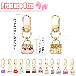 12Pcs Alloy Enamel Pendant Decorations&nbsp;HJEW-YW00397