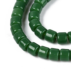 Opaque Solid Color Glass Beads Strands&nbsp;GLAA-N065-4x4mm-C09