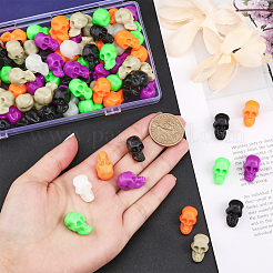120Pcs 6 Colors Halloween Plastic Beads&nbsp;KY-CA0001-46