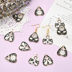12Pcs 4 Styles Alloy Pendants&nbsp;ENAM-YW0006-41