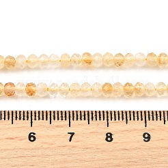 Natural Citrine(Heated) Beads Strands&nbsp;G-S387-A03-3x4mm