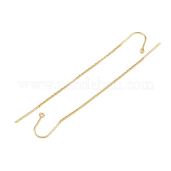 Brass Stud Earring Findings&nbsp;KK-H536-06G