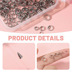 300Pcs 6 Styles 304 Stainless Steel Beads&nbsp;STAS-CA0002-47