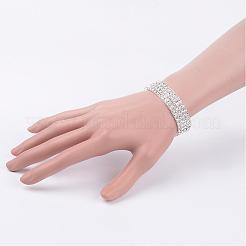 4 Row stretch Rhinestone Bracelet&nbsp;B115-4