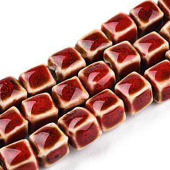 Handmade Porcelain Bead Strands&nbsp;PORC-N007-28
