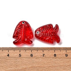 Transparent Glass Enamel Beads&nbsp;LAMP-U004-06-04