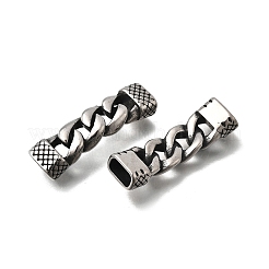 304 Stainless Steel Twisted Chain Shape Links&nbsp;STAS-D382-12AS