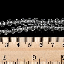 Transparent Glass Beads Strands&nbsp;GLAA-P076-01A-09