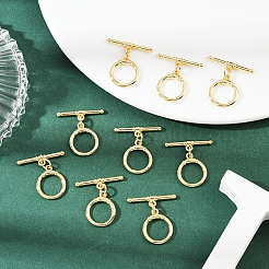 10 Sets Brass Toggle Clasps&nbsp;KK-BBC0021-07