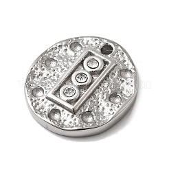 Hammered 304 Stainless Steel Charms&nbsp;STAS-L022-542P