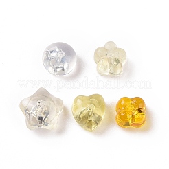 20 Pair 5 Style Heart & Half Round & Plum Blossom & Clover & Star Silicone Cover Ear Nuts&nbsp;SIL-XCP0001-08
