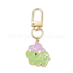 Alloy Enamel Dinosaur Pendant Decorations&nbsp;HJEW-JM02695-03