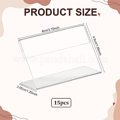 15Pcs Acrylic Price Tags&nbsp;ODIS-ME0001-04