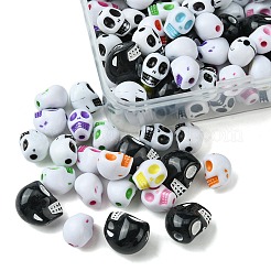 130Pcs 3 Styles Craft Style Acrylic Beads&nbsp;OACR-FS0001-69
