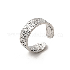 304 Stainless Steel Open Cuff Rings&nbsp;RJEW-H261-16P