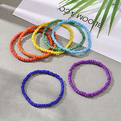 Stretch Iridescence Bracelets&nbsp;BJEW-JB06292