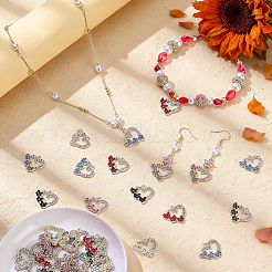 40Pcs 5 Colors Alloy Pendants&nbsp;FIND-GA0008-63