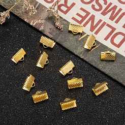Iron Ribbon Crimp Ends&nbsp;E143Y-G