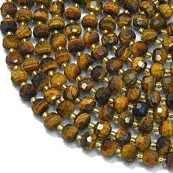 Natural Tiger Eye Beads Strands&nbsp;G-K389-E65-01