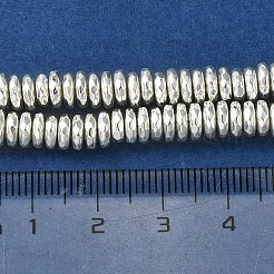 Electroplated Synthetic Non-Magnetic Hematite Beads Strands&nbsp;G-H020-E01-04