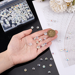 200Pcs 4 Styles Electroplate Glass Beads&nbsp;EGLA-BBC0001-02