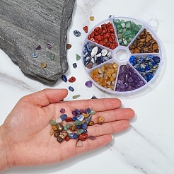 101.5G 7 Colors Natural Mixed Gemstone Beads&nbsp;G-YW0001-12