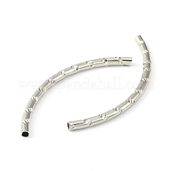 Brass Curved Tubes Beads&nbsp;KK-B793-N