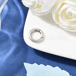 1Pc 925 Sterling Silver Spring Gate Rings&nbsp;STER-BBC0008-71