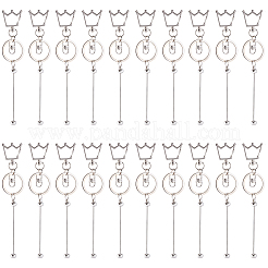 10Pcs Alloy Keychain Clasps&nbsp;KEYC-SC0001-80A