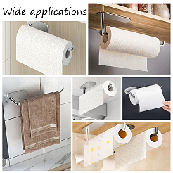 304 Stainless Steel No Punch Toilet Paper Holders&nbsp;AJEW-UN0001-30