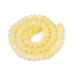 Imitation Jade Crackle Glass Beads Strands&nbsp;GLAA-N068-01A-A06