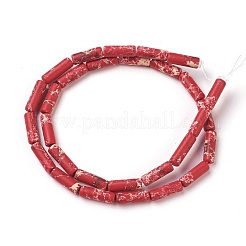 Synthetic Imperial Jasper Beads Strands&nbsp;G-L496-A05