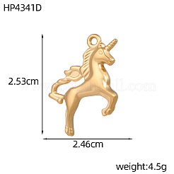 304 Stainless Steel Pendants&nbsp;SA-OY001-58G