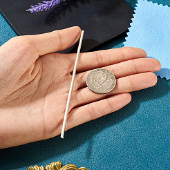 10CM Fine Silver Half Round Metal Wire&nbsp;STER-TA0001-58B